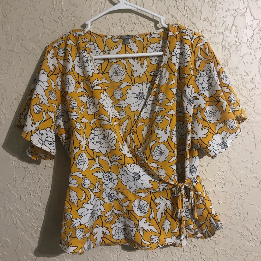**SOLD** Wrap Blouse from Charlotte Russe